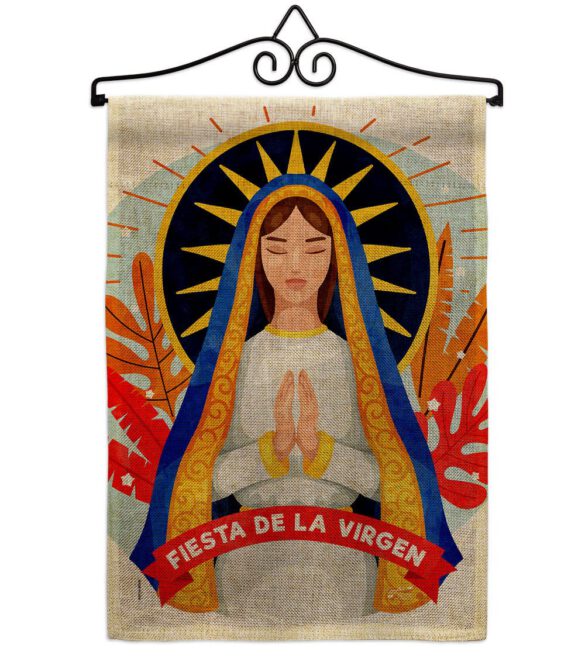 Fiesta De La Virgen - Faith & Religious Inspirational Vertical Impressions Decorative Flags HG137521 Made In USA - Image 17