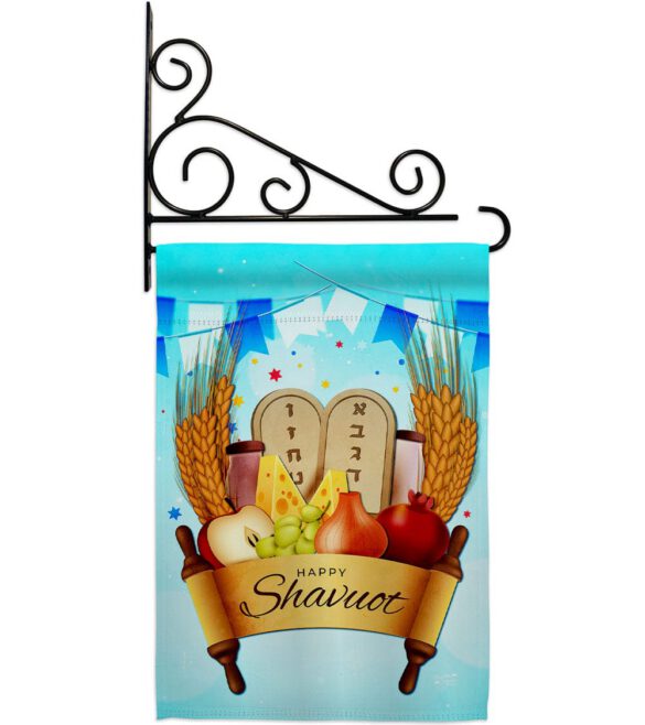 Happy Shavuot - Faith & Religious Inspirational Vertical Impressions Decorative Flags HG137531 Made In USA - Image 8