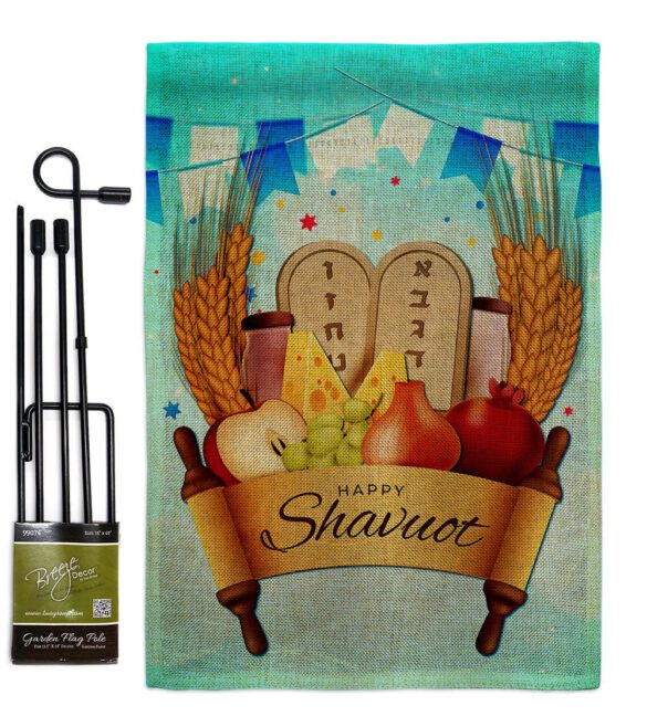 Happy Shavuot - Faith & Religious Inspirational Vertical Impressions Decorative Flags HG137531 Made In USA - Image 14