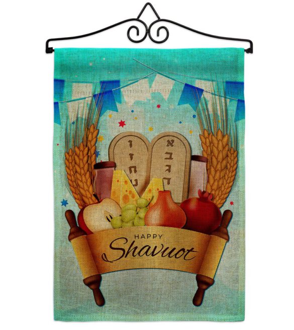 Happy Shavuot - Faith & Religious Inspirational Vertical Impressions Decorative Flags HG137531 Made In USA - Image 17
