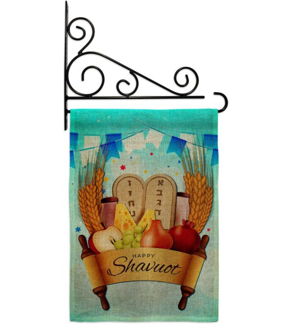 Happy Shavuot - Faith & Religious Inspirational Vertical Impressions Decorative Flags HG137531 Made In USA - Image 18