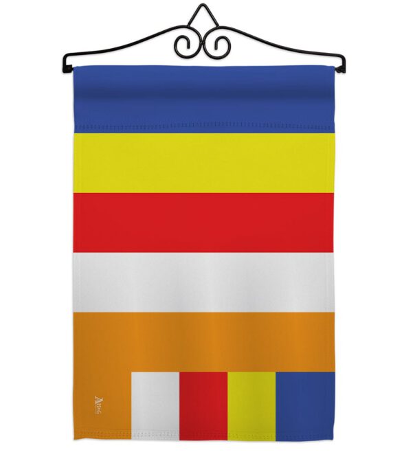 Buddhist - Faith & Religious Inspirational Vertical Impressions Decorative Flags HG140818 Made In USA - Image 7