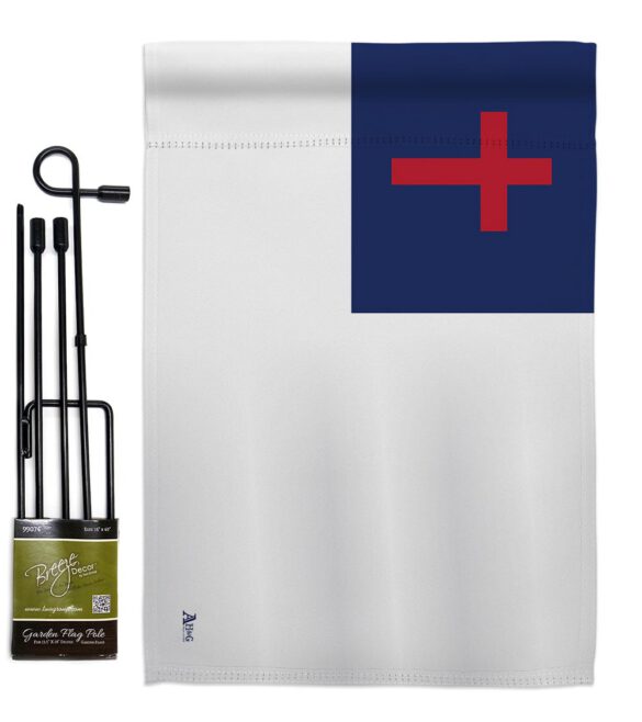 Christian - Faith & Religious Inspirational Vertical Impressions Decorative Flags HG140830 Made In USA - Image 4