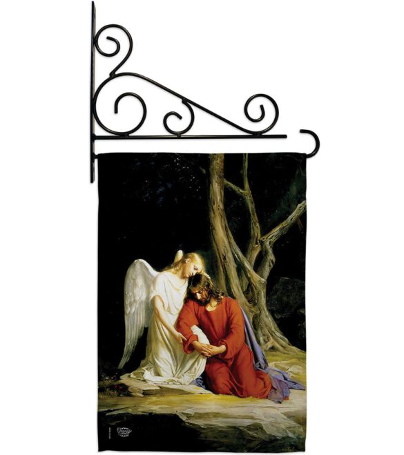 Agony in the Garden - Faith & Religious Inspirational Vertical Impressions Decorative Flags HG192079 Made In USA - Image 12