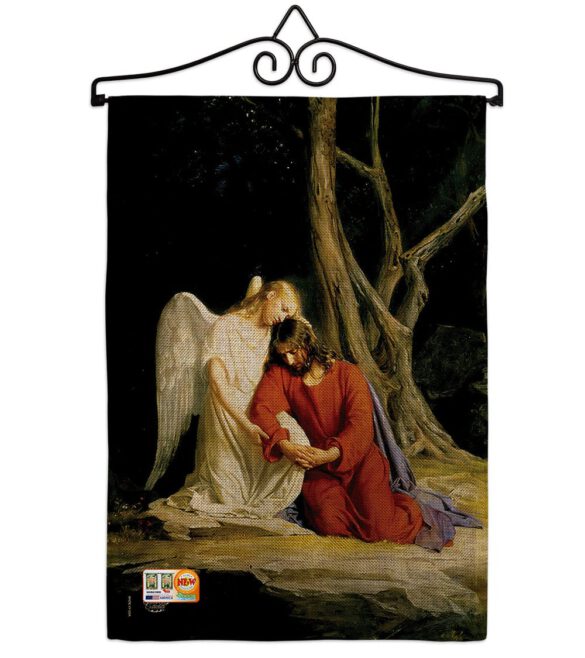 Agony in the Garden - Faith & Religious Inspirational Vertical Impressions Decorative Flags HG192079 Made In USA - Image 11
