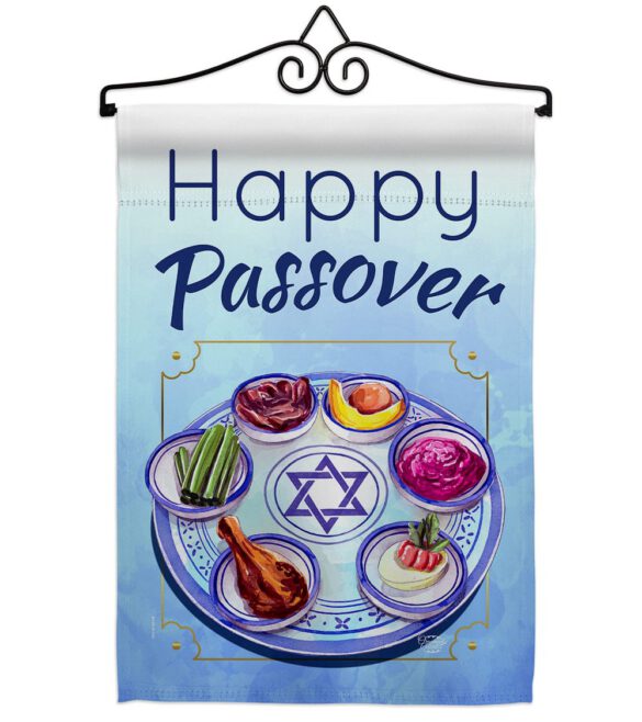 Happy Passover - Faith & Religious Inspirational Vertical Impressions Decorative Flags HG192318 Made In USA - Image 7