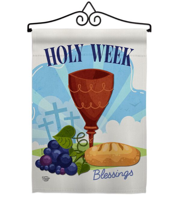 Holy Week - Faith & Religious Inspirational Vertical Impressions Decorative Flags HG192363 Made In USA - Image 7