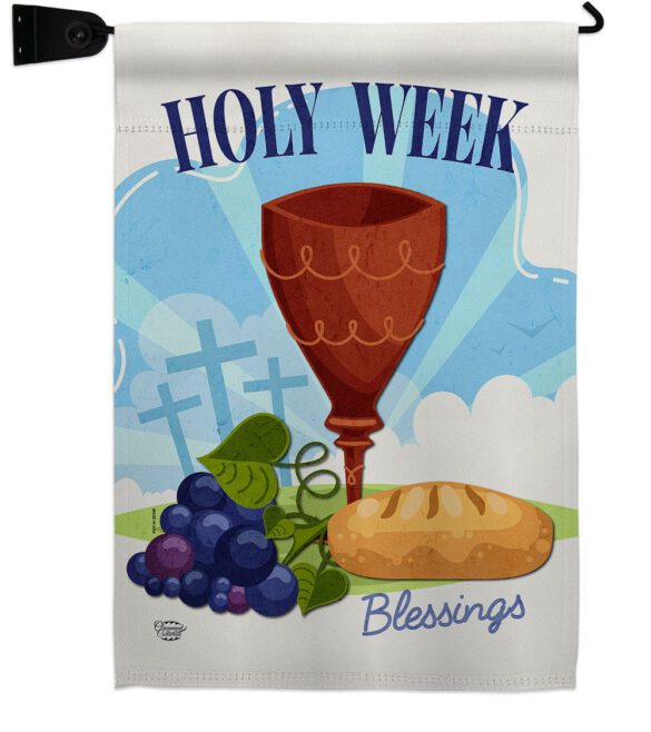 Holy Week - Faith & Religious Inspirational Vertical Impressions Decorative Flags HG192363 Made In USA - Image 21