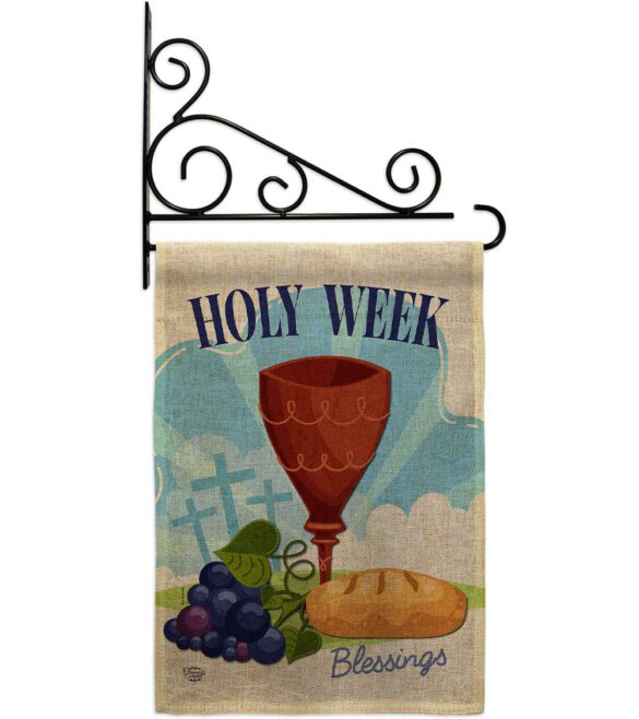 Holy Week - Faith & Religious Inspirational Vertical Impressions Decorative Flags HG192363 Made In USA - Image 18