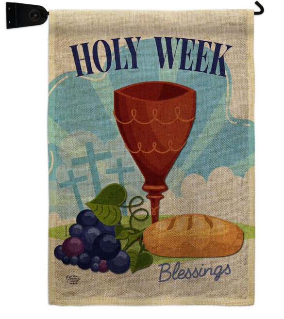 Holy Week - Faith & Religious Inspirational Vertical Impressions Decorative Flags HG192363 Made In USA - Image 22