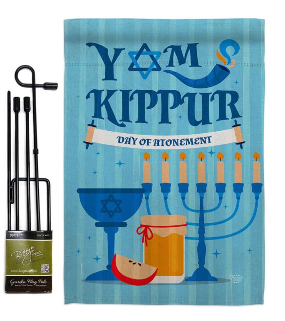 Day of Atonement - Faith & Religious Inspirational Vertical Impressions Decorative Flags HG192370 Made In USA - Image 4