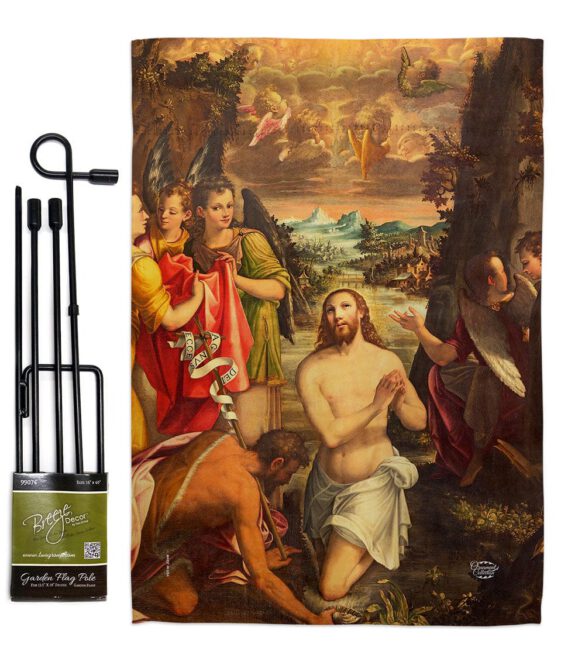 Baptism of Christ - Faith & Religious Inspirational Vertical Impressions Decorative Flags HG192377 Made In USA - Image 5