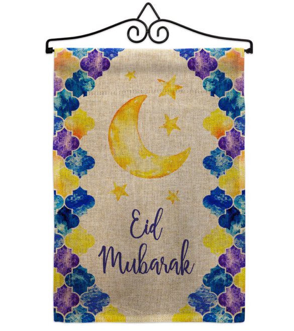Eid Mubarak - Faith & Religious Inspirational Vertical Impressions Decorative Flags HG192393 Made In USA - Image 17