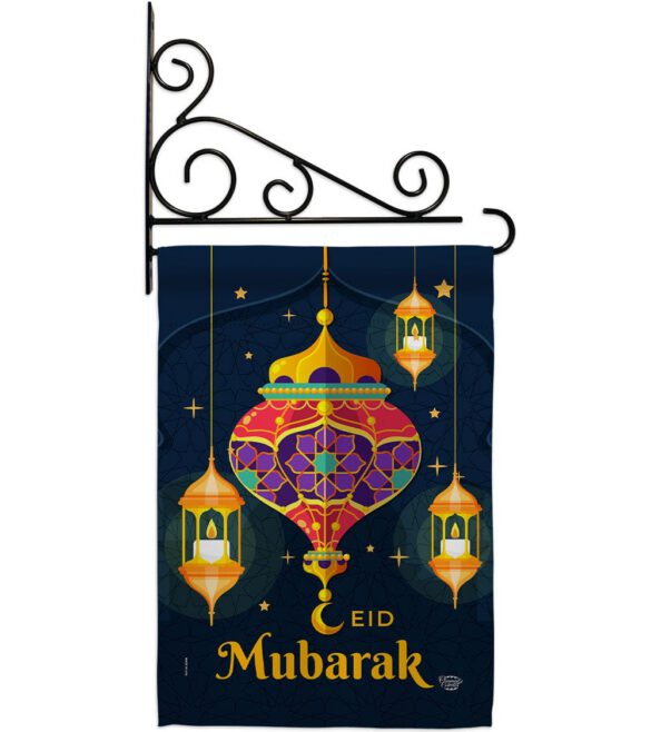Eid Mubarak Festival - Faith & Religious Inspirational Vertical Impressions Decorative Flags HG192394 Made In USA - Image 8
