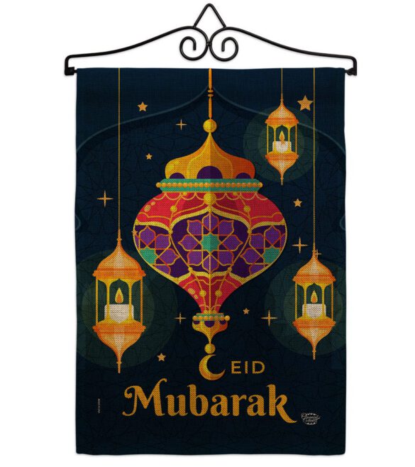 Eid Mubarak Festival - Faith & Religious Inspirational Vertical Impressions Decorative Flags HG192394 Made In USA - Image 17