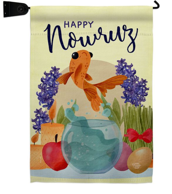 Happy Nowruz - Faith & Religious Inspirational Vertical Impressions Decorative Flags HG192442 Made In USA - Image 21