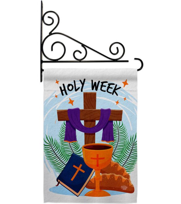 Holy Week - Faith & Religious Inspirational Vertical Impressions Decorative Flags HG192444 Made In USA - Image 8