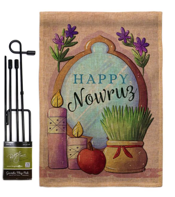 Celerate Nowruz - Faith & Religious Inspirational Vertical Impressions Decorative Flags HG192445 Made In USA - Image 14