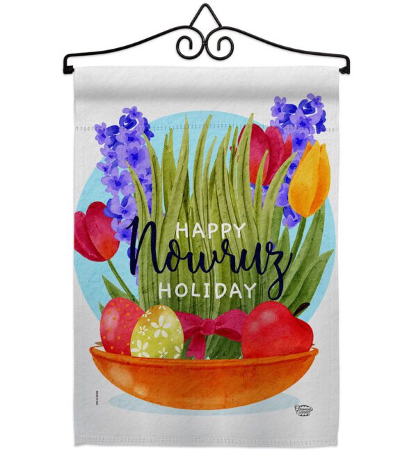 Happy Nowruz Holiday - Faith & Religious Inspirational Vertical Impressions Decorative Flags HG192463 Made In USA - Image 7