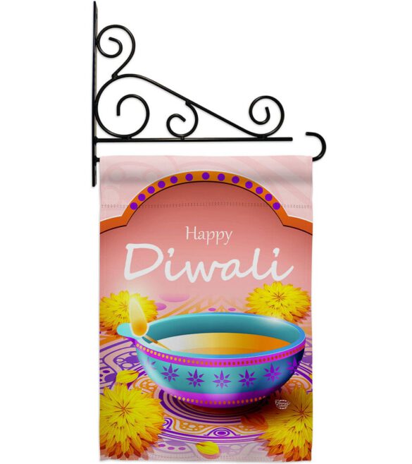Happy Diwali - Faith & Religious Inspirational Vertical Impressions Decorative Flags HG192467 Made In USA - Image 8