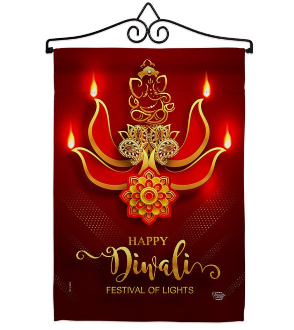 Festival of Lights - Faith & Religious Inspirational Vertical Impressions Decorative Flags HG192472 Made In USA - Image 7