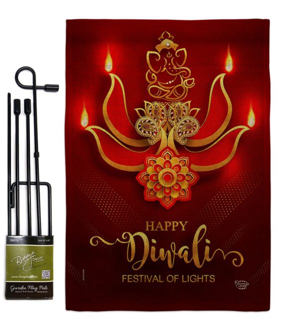 Festival of Lights - Faith & Religious Inspirational Vertical Impressions Decorative Flags HG192472 Made In USA - Image 14