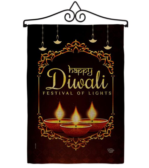 Celerate Diwali - Faith & Religious Inspirational Vertical Impressions Decorative Flags HG192473 Made In USA - Image 17