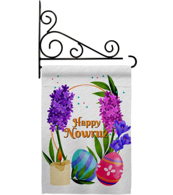 Colorful Nowruz - Faith & Religious Inspirational Vertical Impressions Decorative Flags HG192492 Made In USA - Image 8