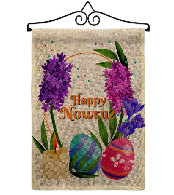 Colorful Nowruz - Faith & Religious Inspirational Vertical Impressions Decorative Flags HG192492 Made In USA - Image 17