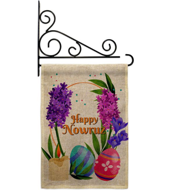 Colorful Nowruz - Faith & Religious Inspirational Vertical Impressions Decorative Flags HG192492 Made In USA - Image 18