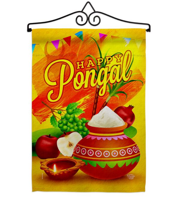 Happy Pongal - Faith & Religious Inspirational Vertical Impressions Decorative Flags HG192507 Made In USA - Image 7