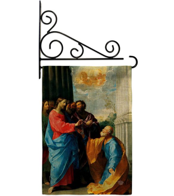 Christ Giving the Keys - Faith & Religious Inspirational Vertical Impressions Decorative Flags HG192549 Made In USA - Image 18
