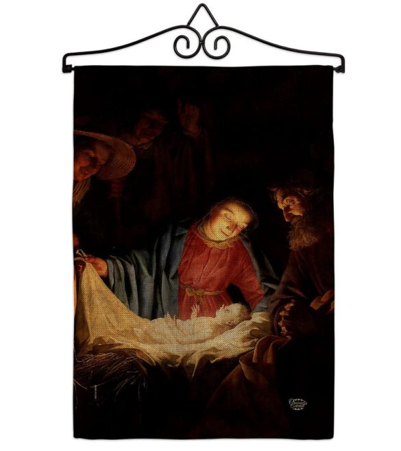 Adoration of the Shepherds - Faith & Religious Inspirational Vertical Impressions Decorative Flags HG192550 Made In USA - Image 18