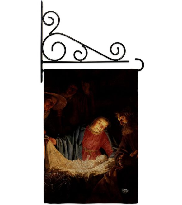 Adoration of the Shepherds - Faith & Religious Inspirational Vertical Impressions Decorative Flags HG192550 Made In USA - Image 19