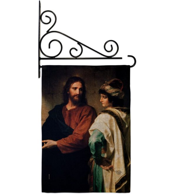 Christ And The Rich Young Ruler - Faith & Religious Inspirational Vertical Impressions Decorative Flags HG192553 Made In USA - Image 18