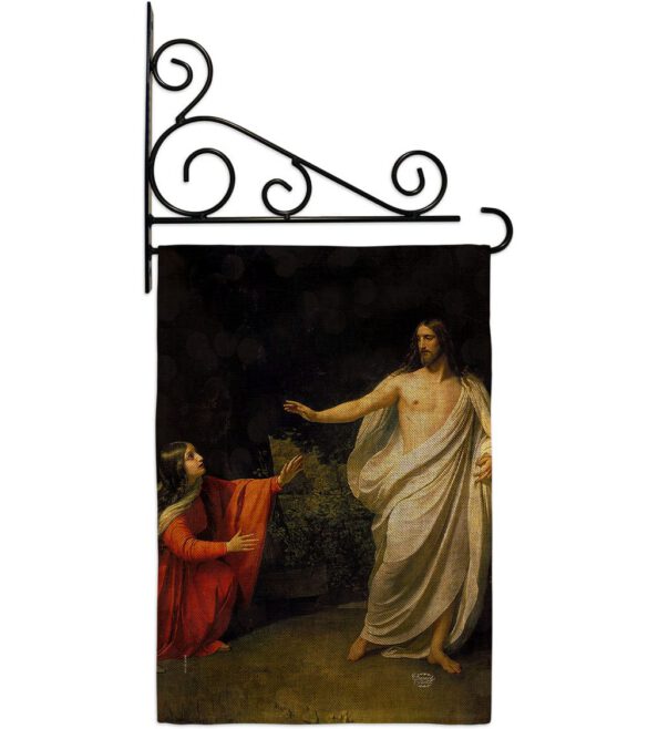 Christ's Appearance to Mary Magdalene - Faith & Religious Inspirational Vertical Impressions Decorative Flags HG192554 Made In USA - Image 18