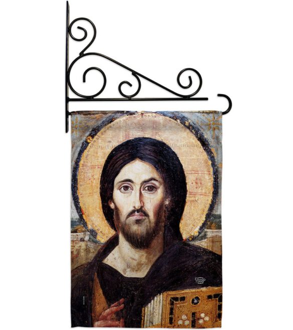 Christ Pantocrator - Faith & Religious Inspirational Vertical Impressions Decorative Flags HG192561 Made In USA - Image 8