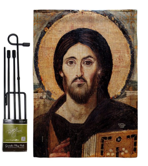 Christ Pantocrator - Faith & Religious Inspirational Vertical Impressions Decorative Flags HG192561 Made In USA - Image 14