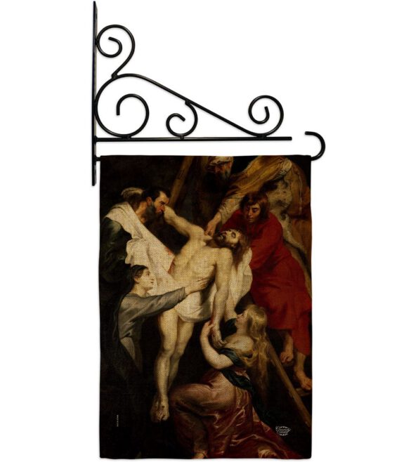 Descent From The Cross - Faith & Religious Inspirational Vertical Impressions Decorative Flags HG192622 Made In USA - Image 18