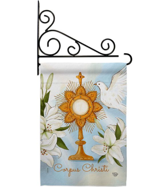 Corpus Christi - Faith & Religious Inspirational Vertical Impressions Decorative Flags HG192706 Made In USA - Image 8