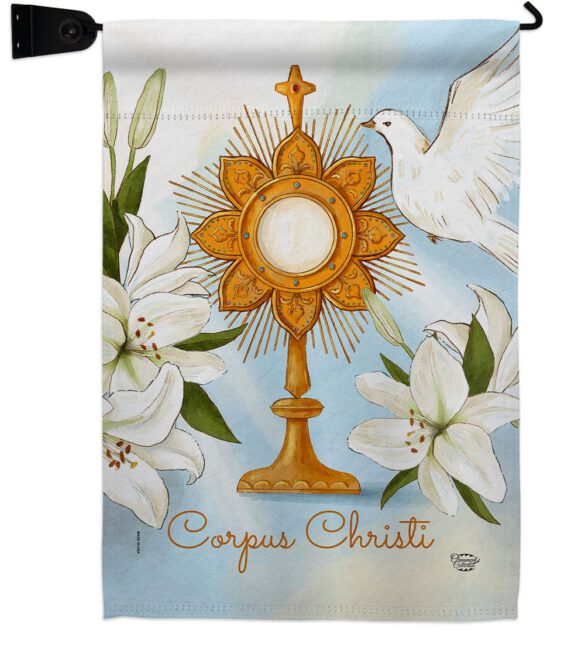 Corpus Christi - Faith & Religious Inspirational Vertical Impressions Decorative Flags HG192706 Made In USA - Image 9