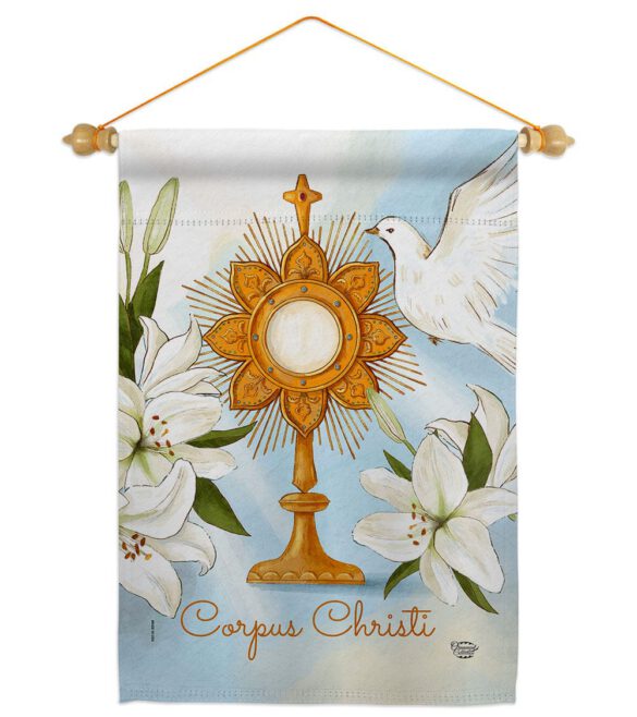 Corpus Christi - Faith & Religious Inspirational Vertical Impressions Decorative Flags HG192706 Made In USA - Image 10