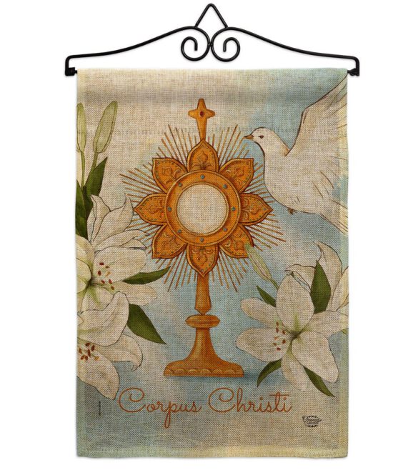 Corpus Christi - Faith & Religious Inspirational Vertical Impressions Decorative Flags HG192706 Made In USA - Image 19