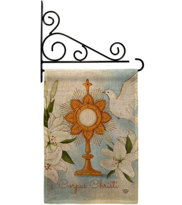 Corpus Christi - Faith & Religious Inspirational Vertical Impressions Decorative Flags HG192706 Made In USA - Image 20