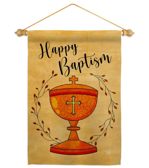Happy Baptism - Faith & Religious Inspirational Vertical Impressions Decorative Flags HG192711 Made In USA - Image 10