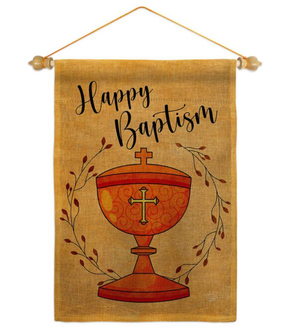 Happy Baptism - Faith & Religious Inspirational Vertical Impressions Decorative Flags HG192711 Made In USA - Image 22