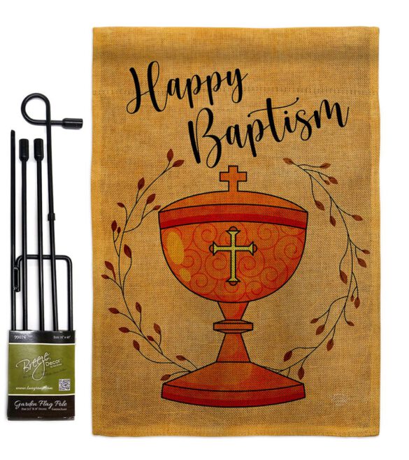 Happy Baptism - Faith & Religious Inspirational Vertical Impressions Decorative Flags HG192711 Made In USA - Image 16