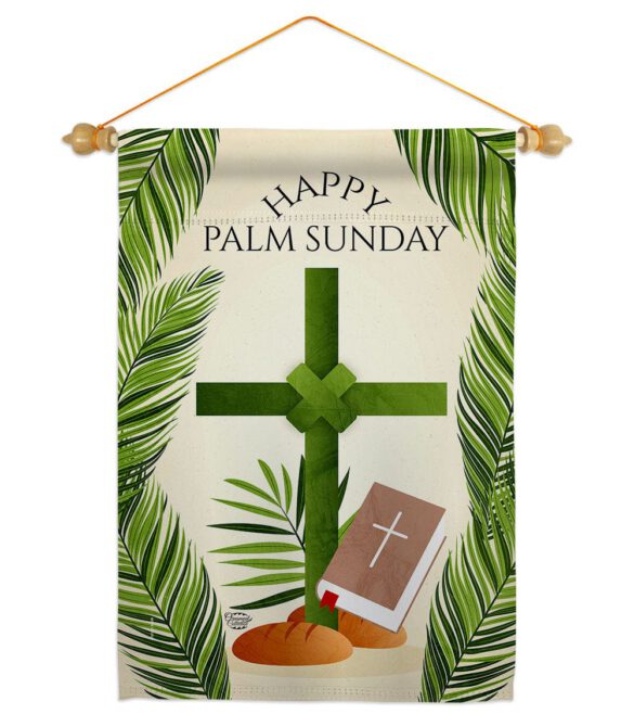 Happy Palm Sunday - Faith & Religious Inspirational Vertical Impressions Decorative Flags HG192714 Made In USA - Image 10