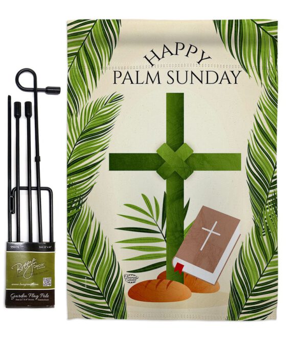 Happy Palm Sunday - Faith & Religious Inspirational Vertical Impressions Decorative Flags HG192714 Made In USA - Image 4