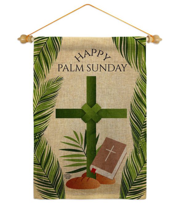 Happy Palm Sunday - Faith & Religious Inspirational Vertical Impressions Decorative Flags HG192714 Made In USA - Image 22